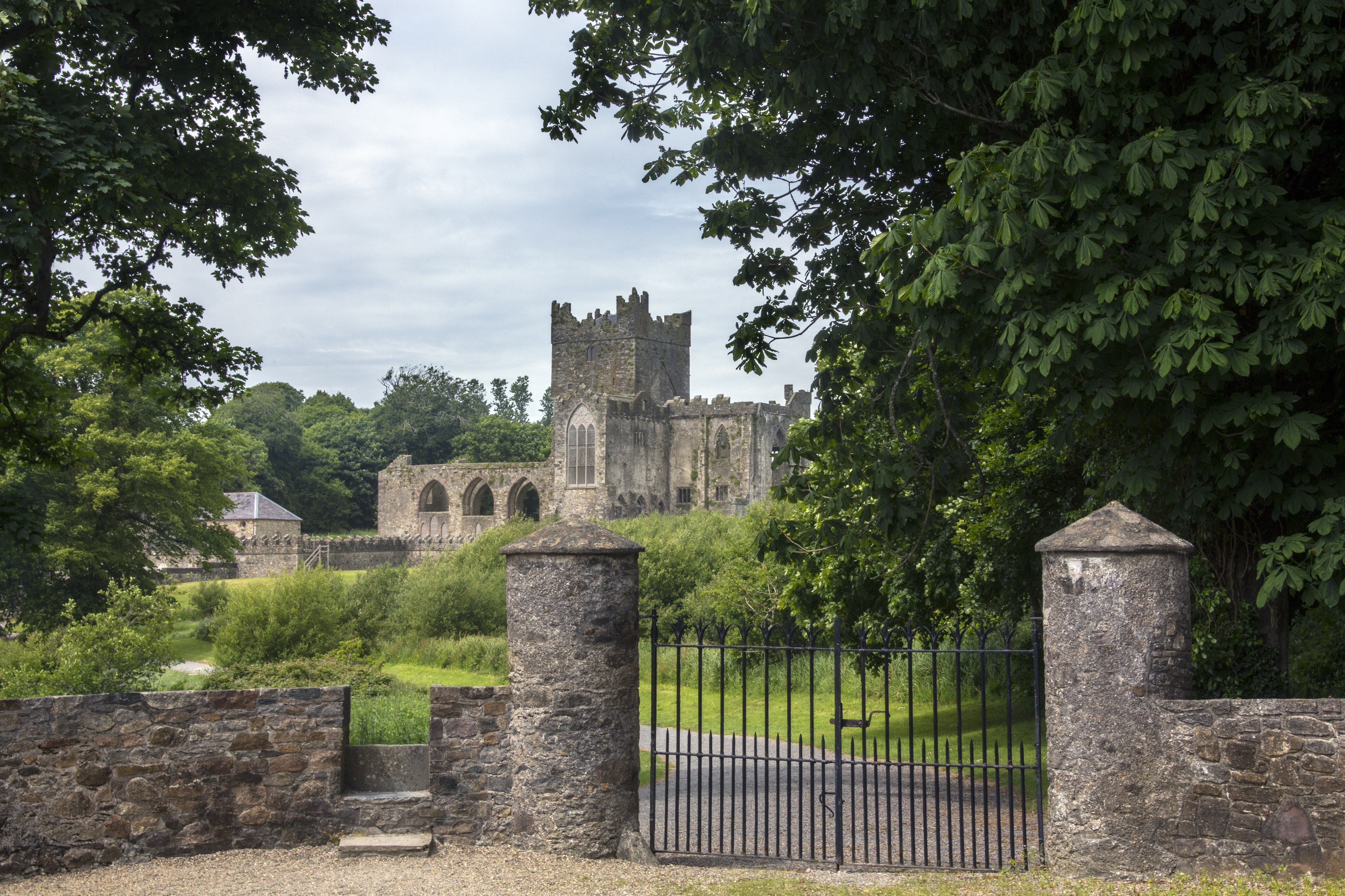 Tintern Abbey - the ruins of a Cistercian abbey located on the Hook peninsula