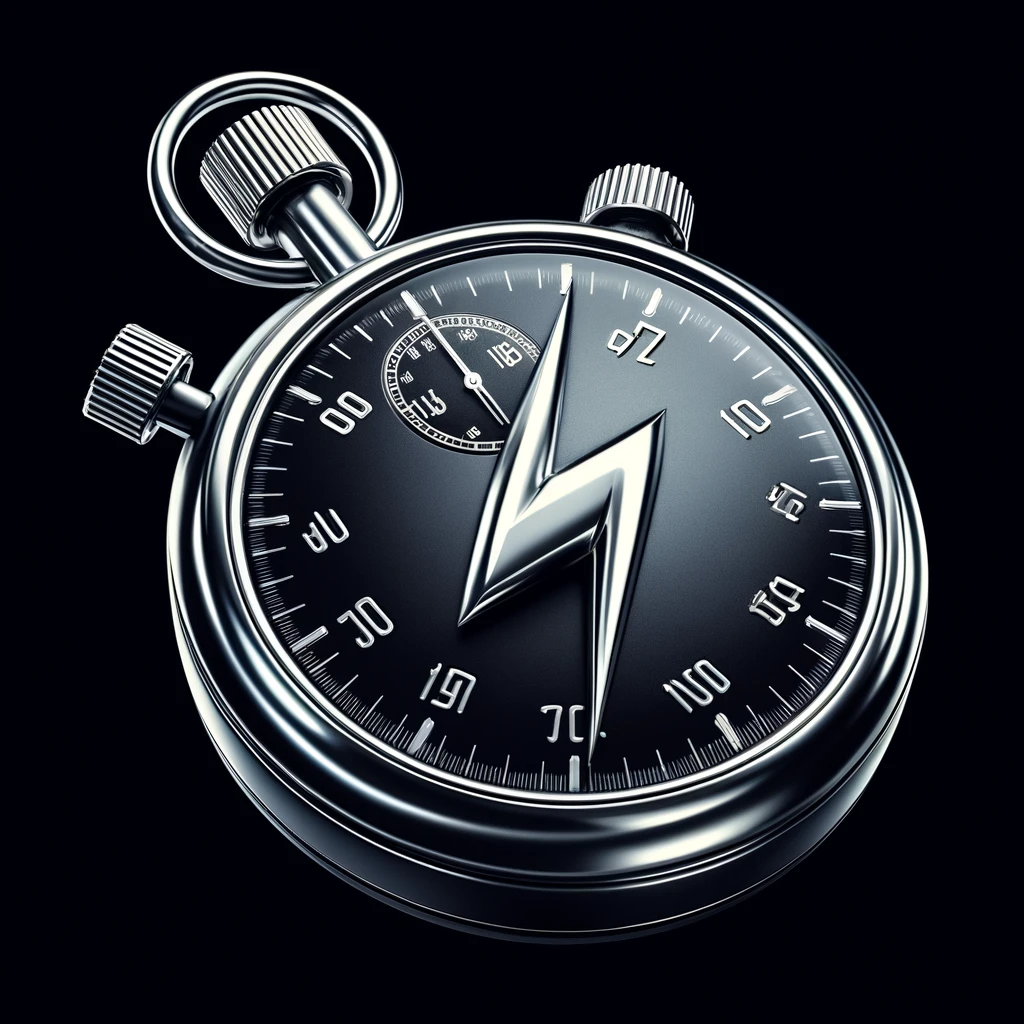 lightning stopwatch
